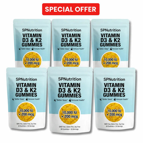 SPNutrition D3 + K2 Gummies (6 Months Supply)