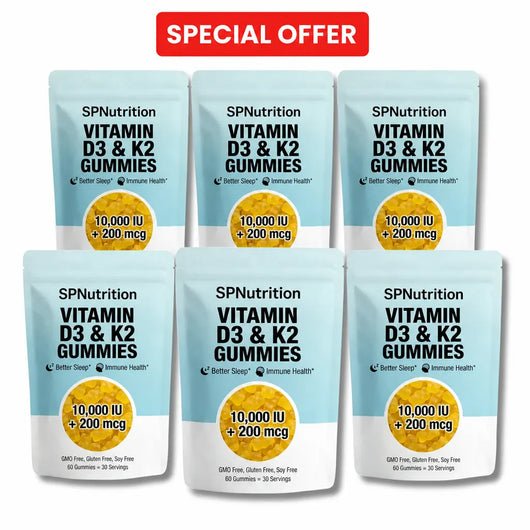 SPNutrition D3 + K2 Gummies (6 Months Supply)