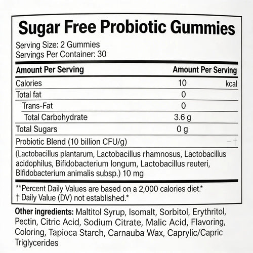 SPNutrition Probiotic Gummies (30 Day Supply)