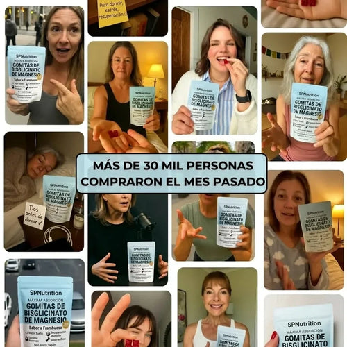 Gominolas de bisglicinato de magnesio de SPNutrition