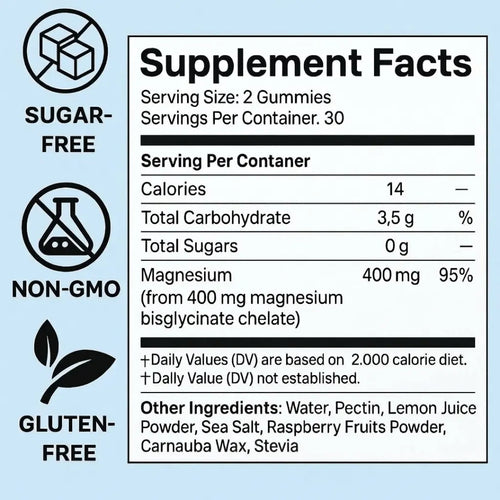 SPNutrition Magnesium Bisglycinate Gummies For Men